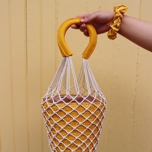 Small Scrunchie in the color Yellow